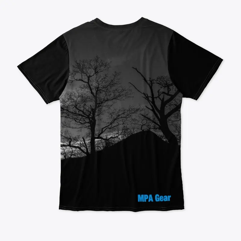 Blue Ridge Black and White Tee